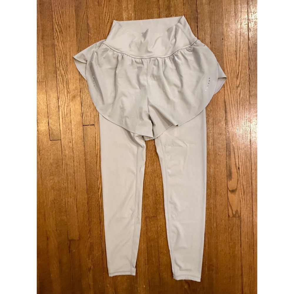 Halara Women Gray 2-in-1 Skirted Leggings High Waisted 7/8 Activewear XS